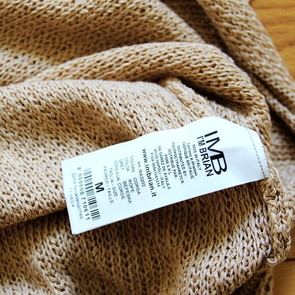 BNWT SS25 I'M BRIAN CROCHET KNIT TANK TOP M - Picture 8 of 10